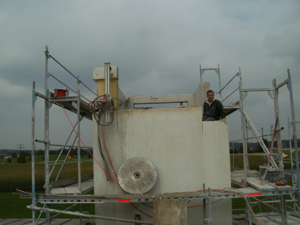 Demontage Schlauchturm Pfaffing